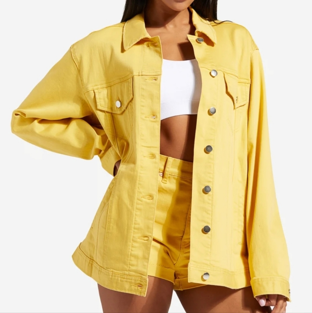 Yellow Denim Jacket